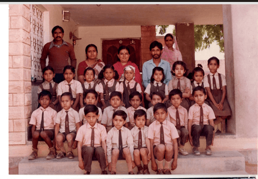 Parents and faculty gathering