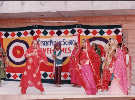 Traditional tableau on stage