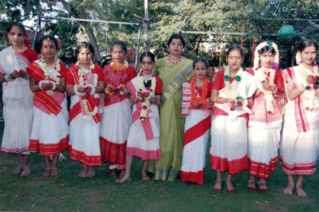 Children at an outdoor event