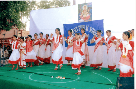 Fancy dress — turbaned boys