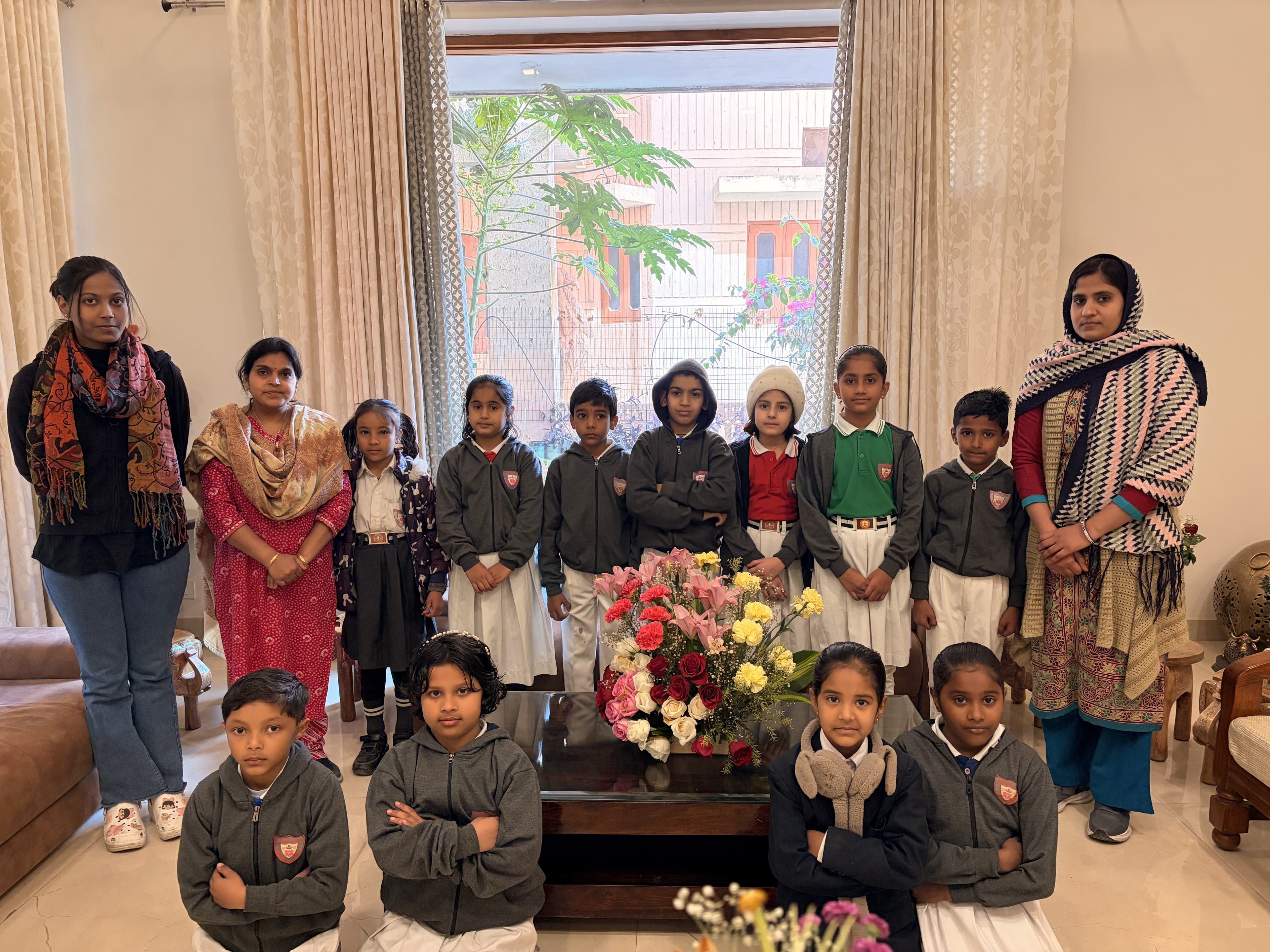 Primary winter — Class III with teachers
