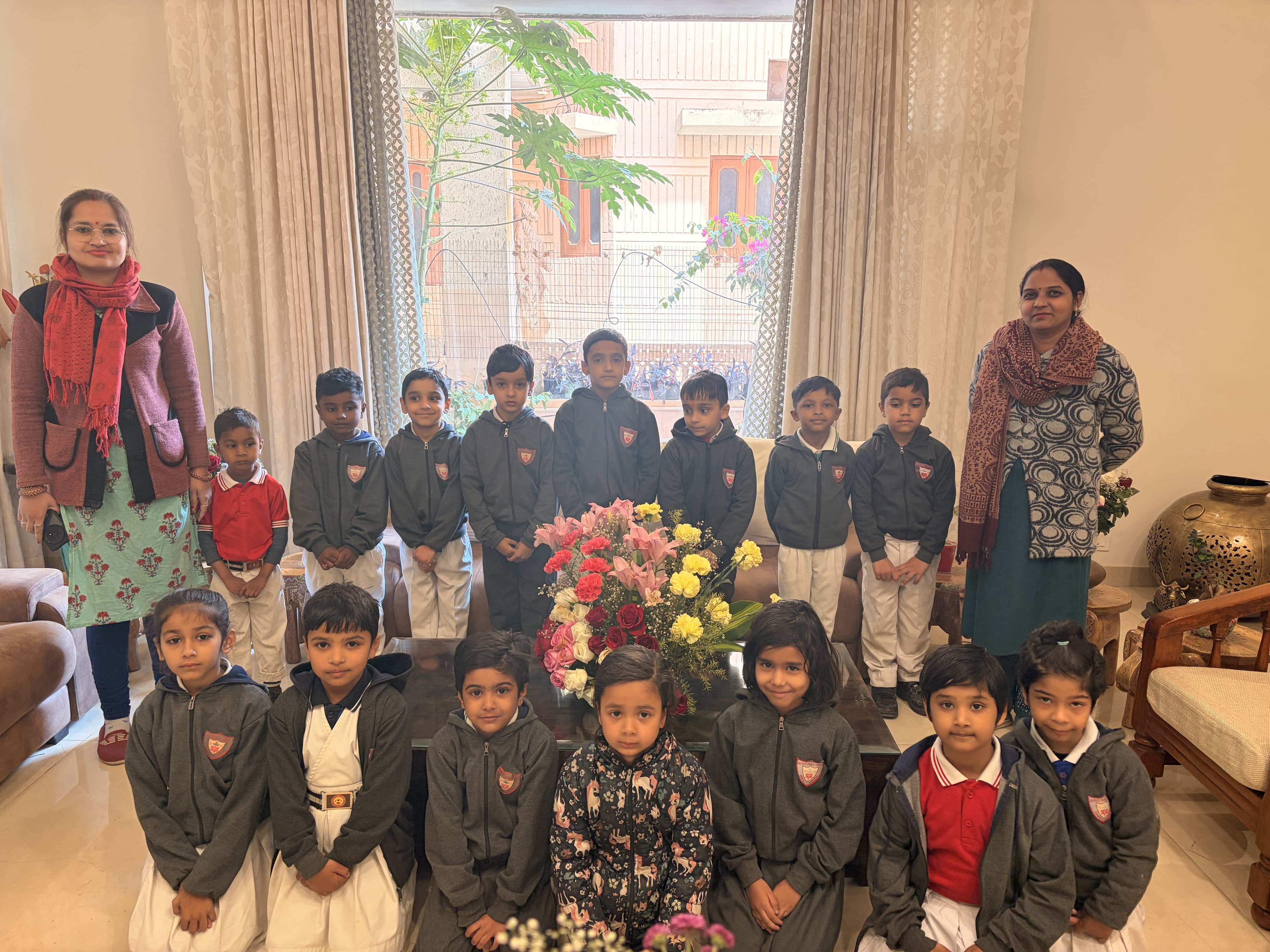 Primary winter — Class II with teachers