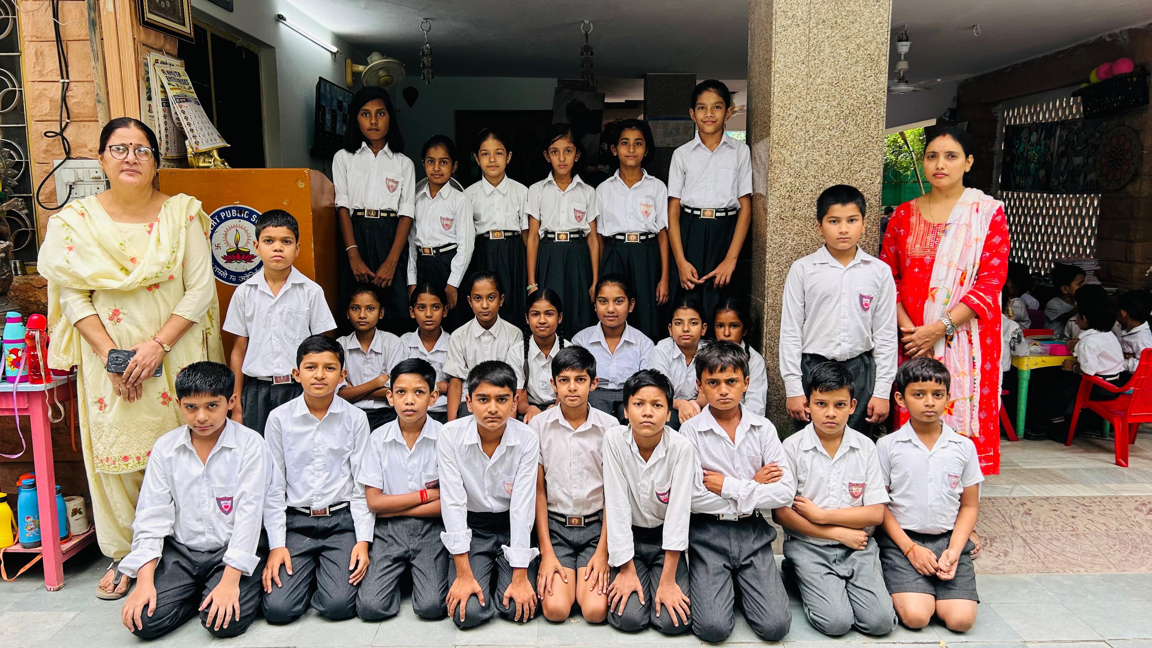 Middle school — Class V with class teacher