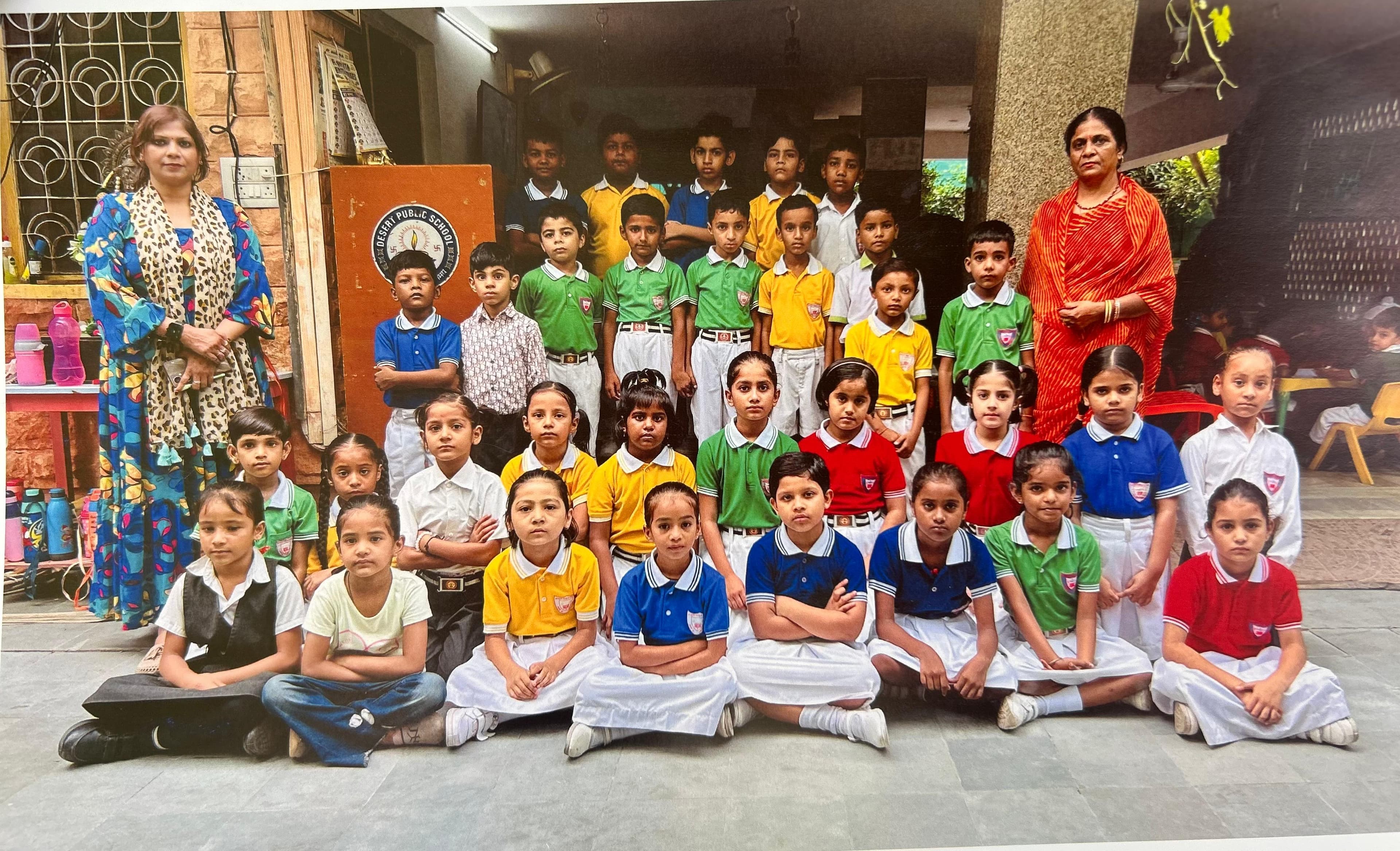 Primary — colourful sports-house groups